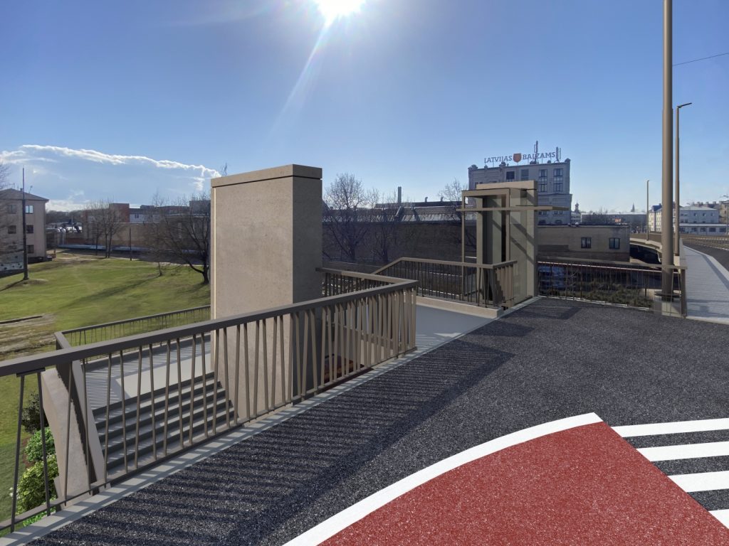 Jorģa Zemitāna tilta pārbūve (Jorģa Zemitāna tilts) - Ceļš - vizualizācija