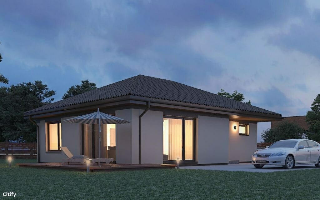 Karininkų namai (Savanorių g. 13,15,19,23,27,31,35,39,43,47,49,51, Narsiečiai) - Private house community, Row housing - visualization