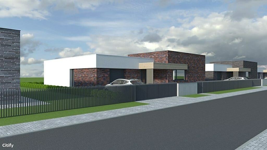 Katišių g. 18, 24, 26, 28, 30, 32, 34, 36 (Katišių g. 18, 24, 26 ,28, 30, 32, 34, 36) - Private house community - visualization