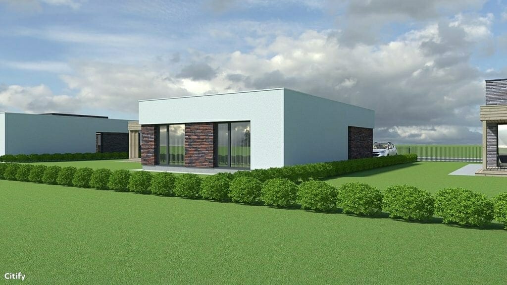 Katišių g. 18, 24, 26, 28, 30, 32, 34, 36 (Katišių g. 18, 24, 26 ,28, 30, 32, 34, 36) - Private house community - visualization