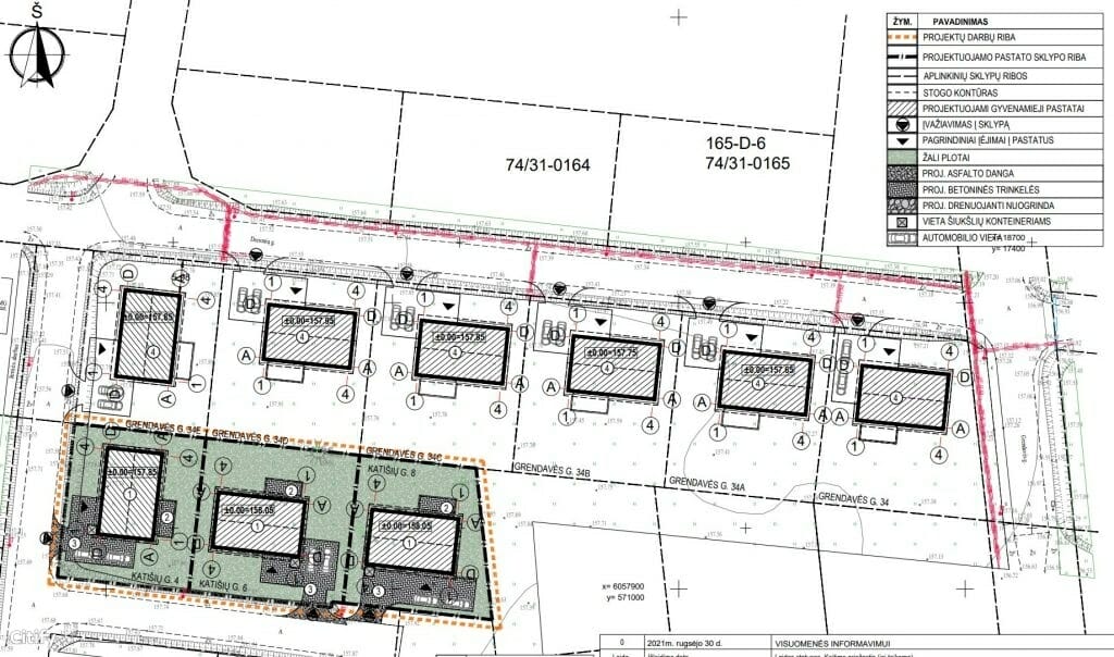 Katišių g. 4, 6, 8 (Katišių g. 4, 6, 8) - Privačių namų kvartalas - vizualizacija