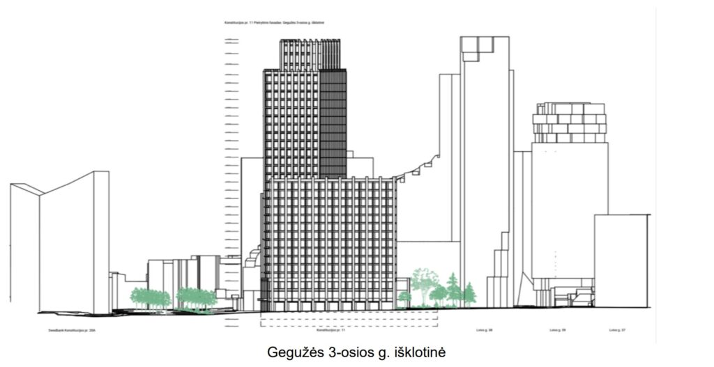 Konstitucijos pr. 11 (Konstitucijos pr. 11) - Office center - visualization