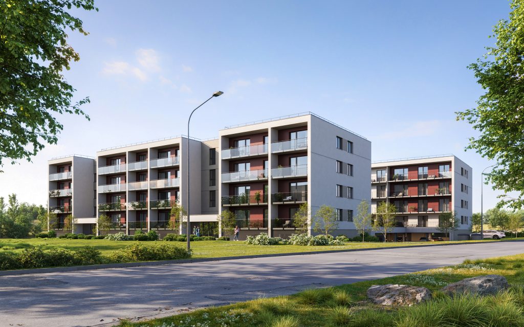 Elzė 2 etapas (Duburio g. 6) - Daugiabutis - vizualizacija