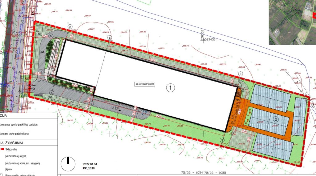 Nesvyžiaus g. 65 (Nesvyžiaus g. 65) - Sports arena, Sports field or court - visualization