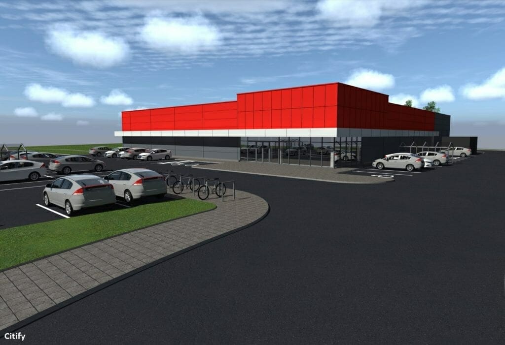 Rimi Žirgų g. 24 (Žirgų g. 24) - Shopping center - visualization