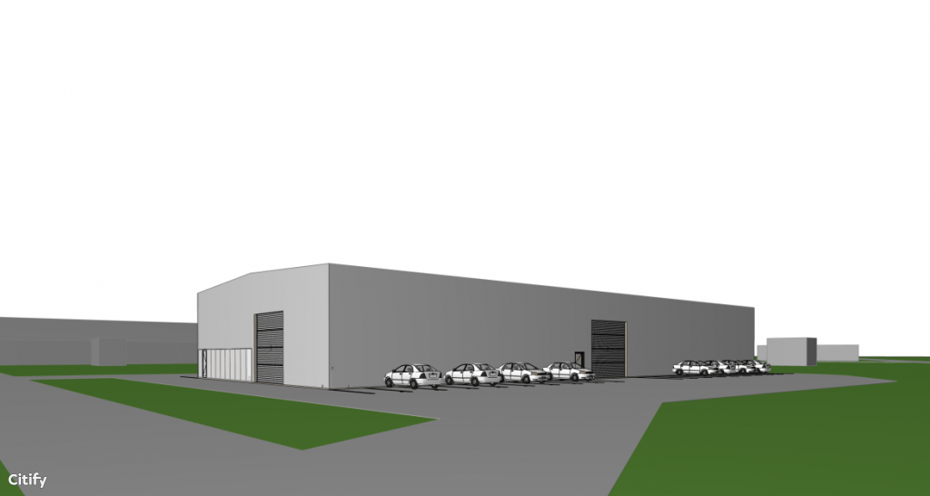 Romainių g. 71 (Romainių g. 71) - Noliktava / Izplatīšanas centrs - vizualizācija