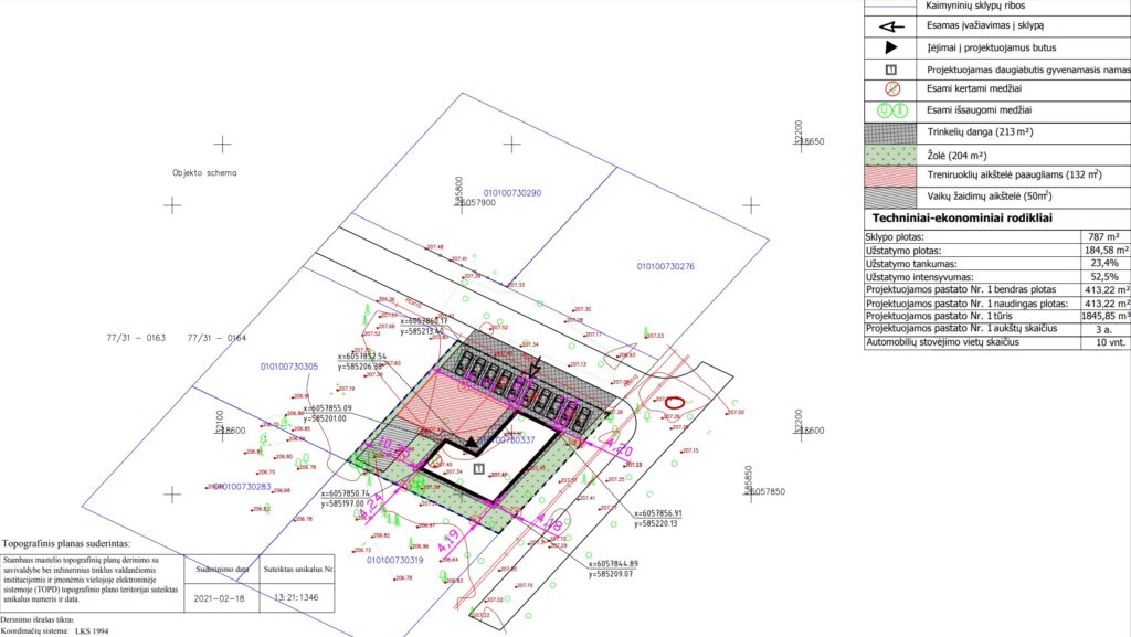 Rukainių g. 96 (Rukainių g. 96) - Multi apartment - visualization