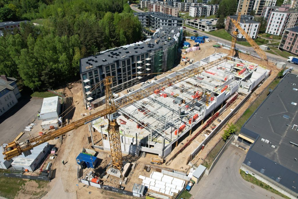 LIDL Bajorų kel. 6 (Bajorų kel. 6) - Verslo centras, Prekybos centras - statybų nuotraukos