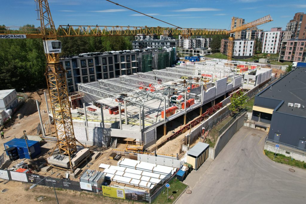 LIDL Bajorų kel. 6 (Bajorų kel. 6) - Verslo centras, Prekybos centras - statybų nuotraukos