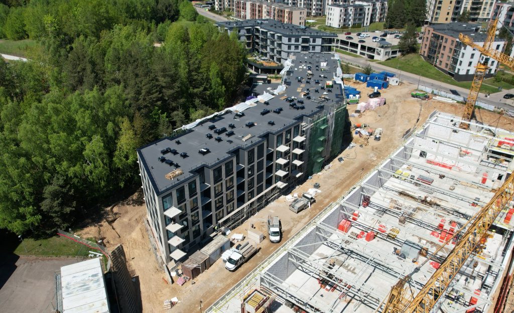 Jorai (Mokslininkų g. 11B) - Multi apartment - construction photos