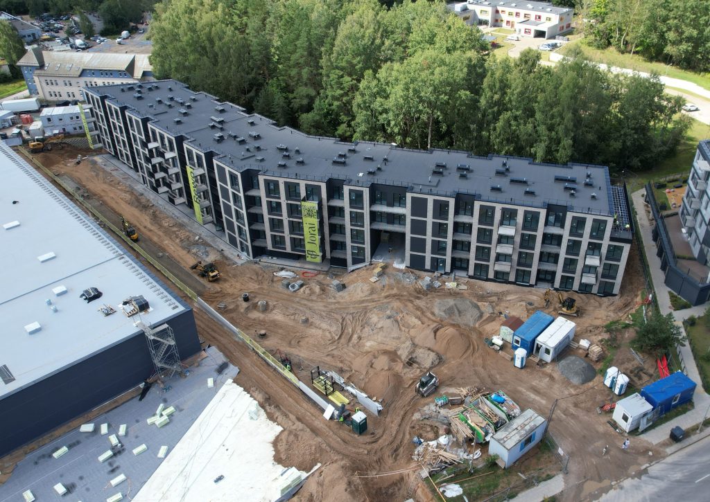 Jorai (Mokslininkų g. 11B) - Multi apartment - construction photos