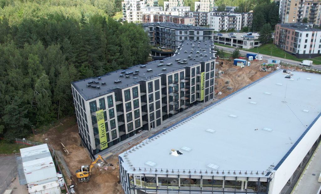 Jorai (Mokslininkų g. 11B) - Multi apartment - construction photos