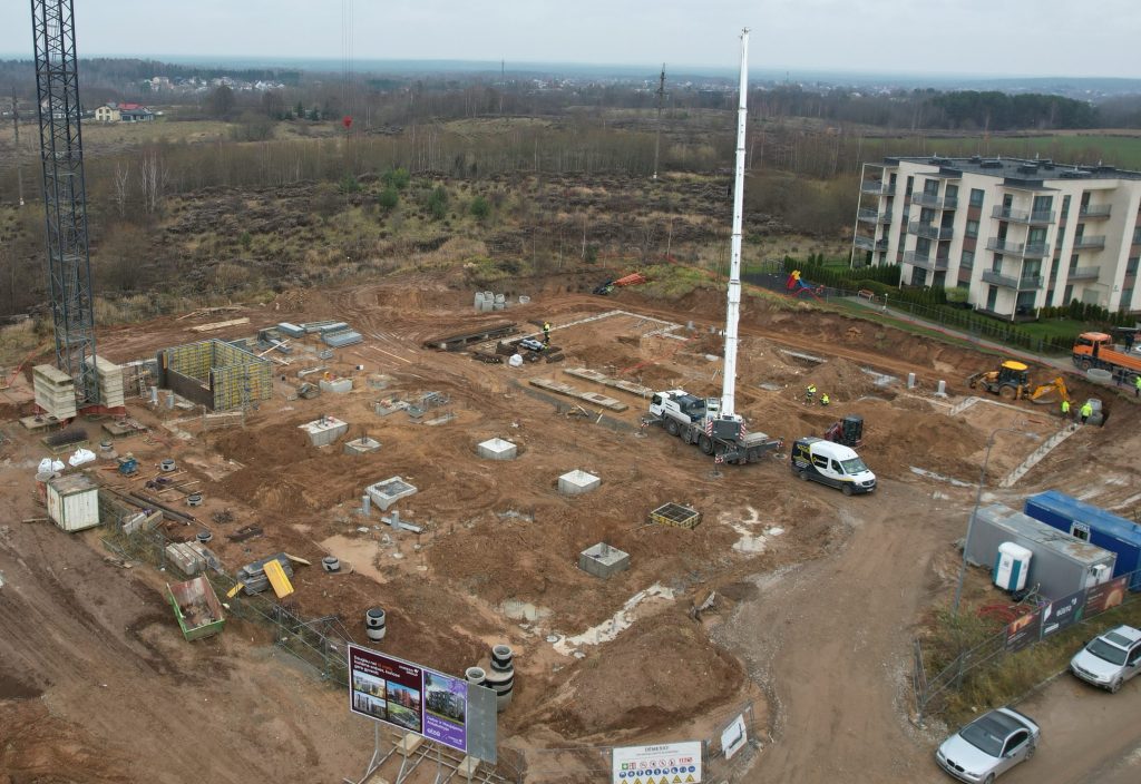 Elzė 2 etapas (Duburio g. 6) - Multi apartment - construction photos