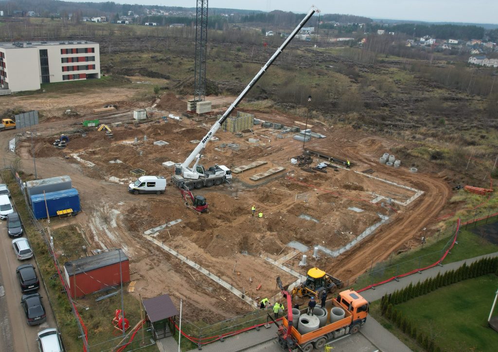 Elzė 2 etapas (Duburio g. 6) - Multi apartment - construction photos