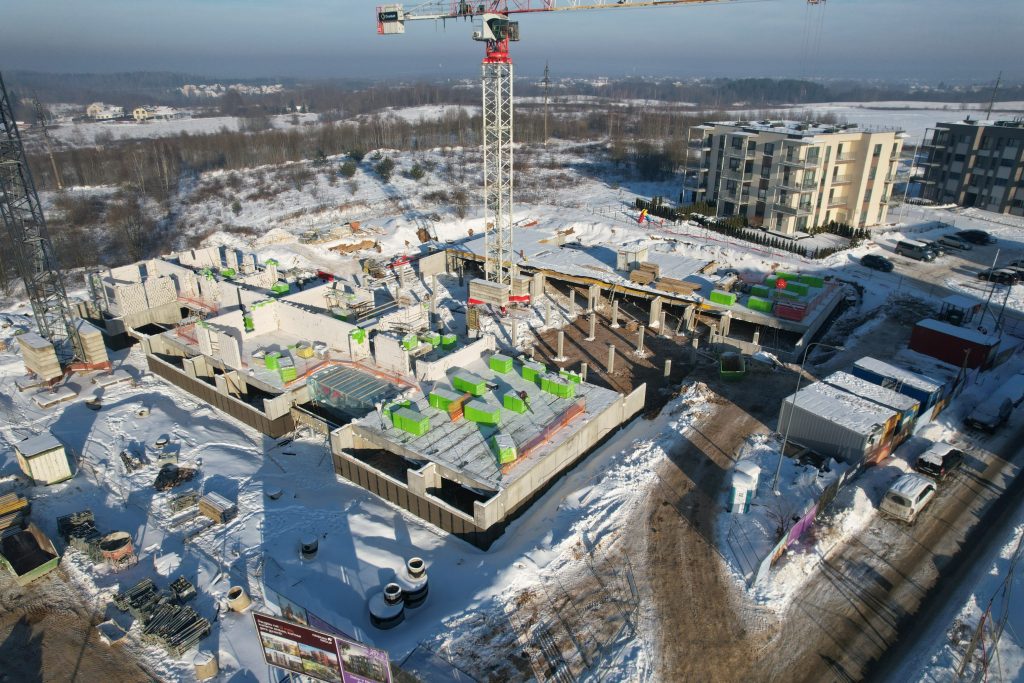 Elzė 2 etapas (Duburio g. 6) - Multi apartment - construction photos