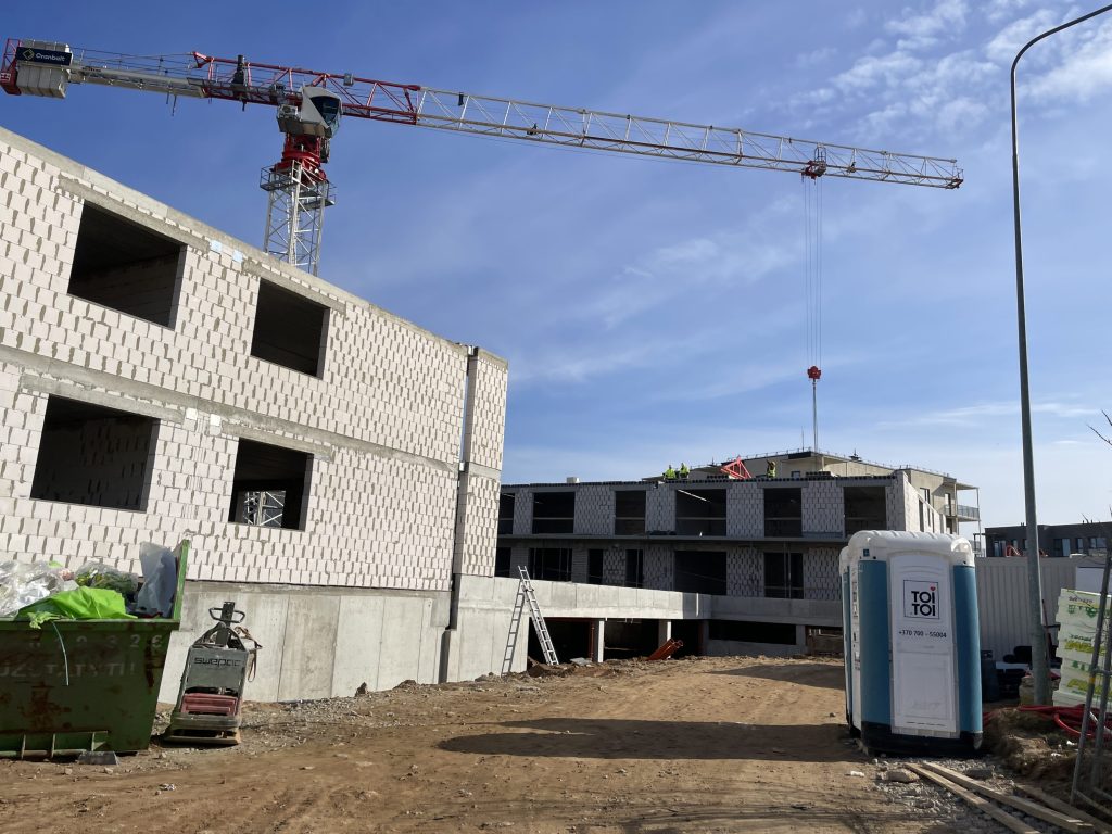 Elzė 2 etapas (Duburio g. 6) - Daugiabutis - statybų nuotraukos