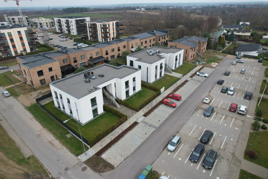 Naujasis Antakalnis Taurijos g. 45, 47, 49, 51, 53, 55 (Taurijos g. 45, 47, 49, 51, 53, 55) - Row housing - construction photos