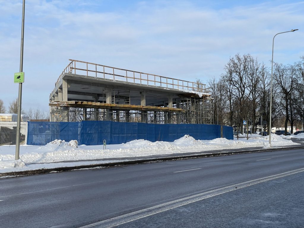 Sklandytojai (Sklandytojų g. 1) - Prekybos centras - statybų nuotraukos