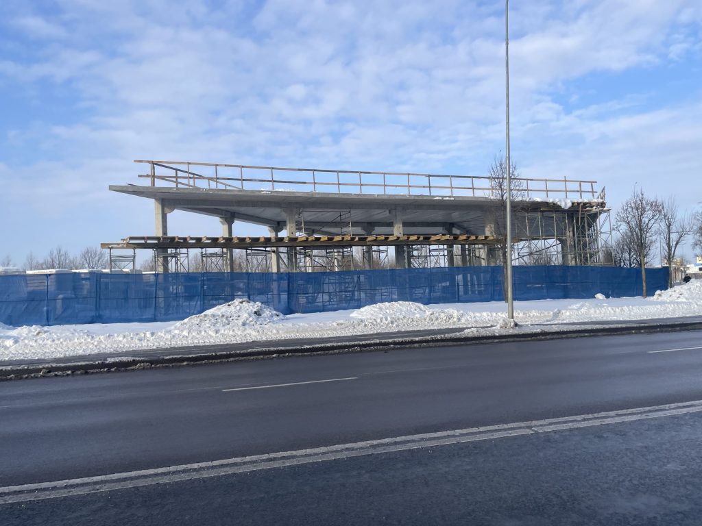 Sklandytojai (Sklandytojų g. 1) - Prekybos centras - statybų nuotraukos