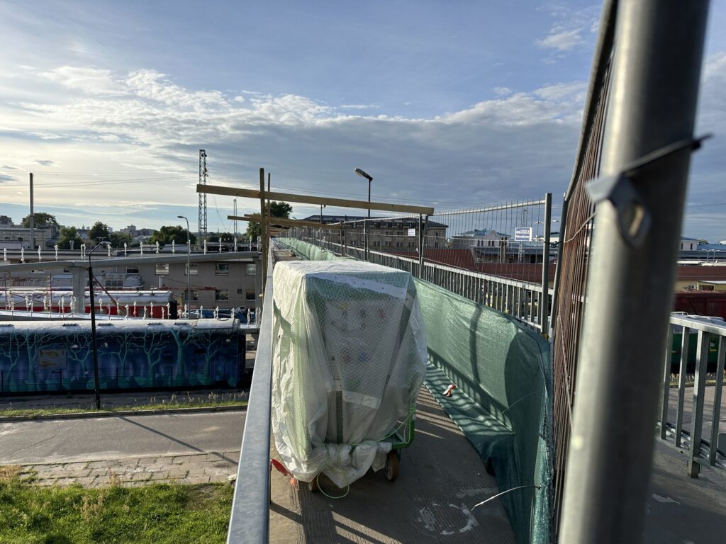 Stoties pėsčiųjų viadukas (Geležinkelio g.) - Sild - ehituse fotod