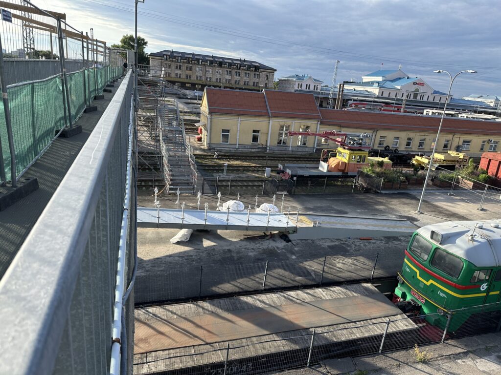 Stoties pėsčiųjų viadukas (Geležinkelio g.) - Sild - ehituse fotod