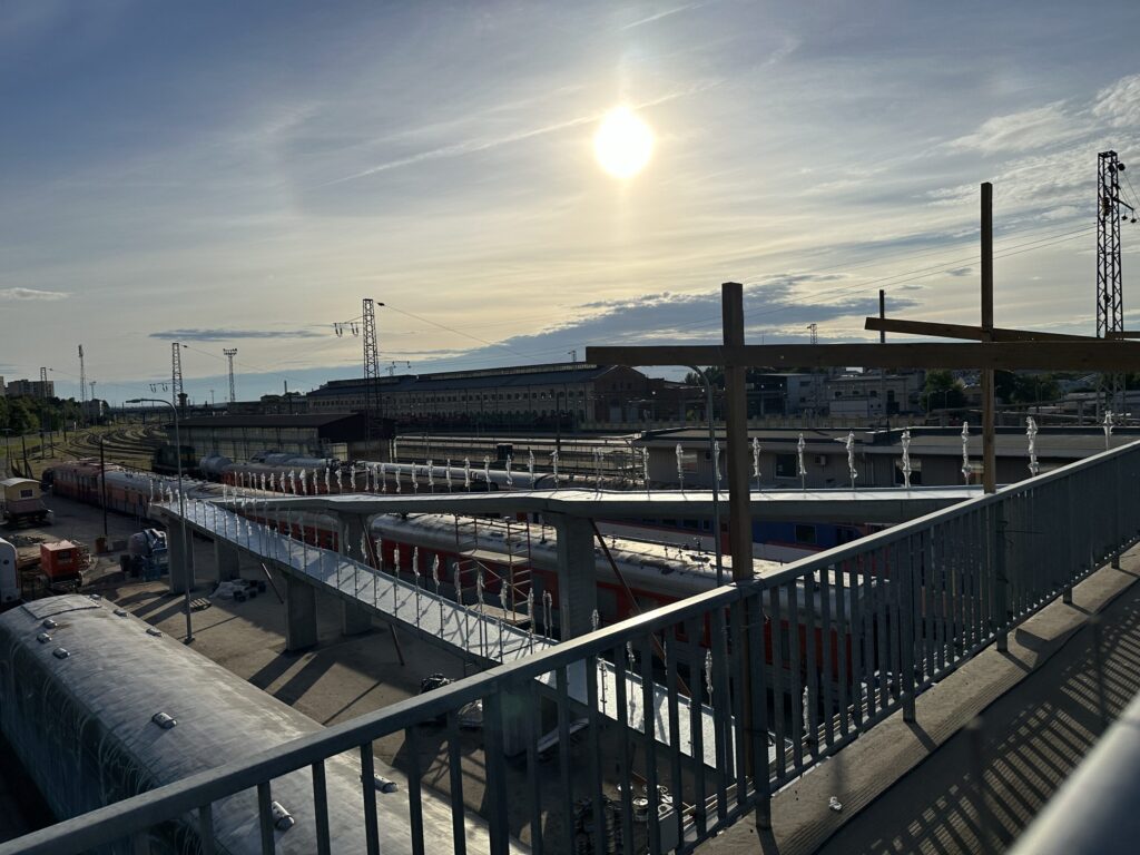 Stoties pėsčiųjų viadukas (Geležinkelio g.) - Sild - ehituse fotod