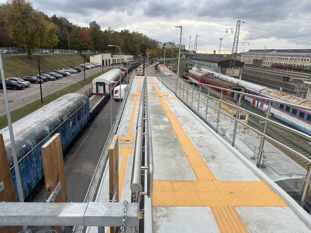 Stoties pėsčiųjų viadukas (Geležinkelio g.) - Sild - ehituse fotod