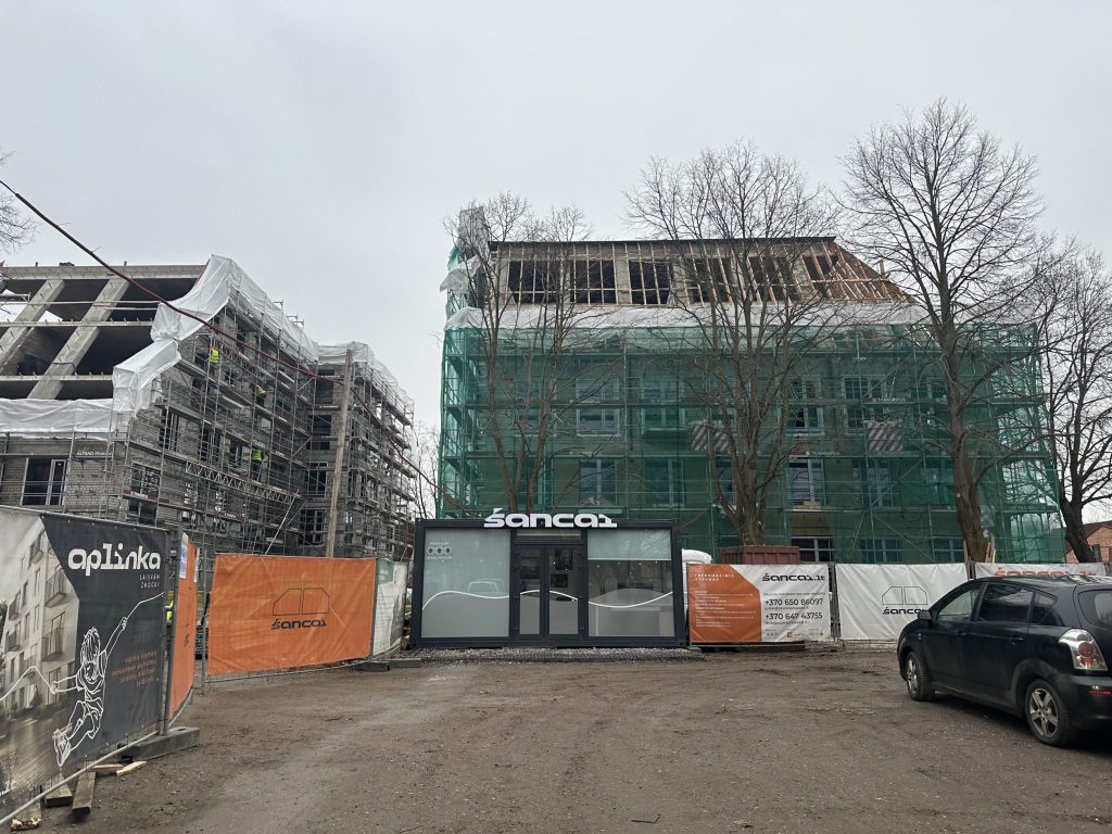 ŠANCAI (A. Juozapavičiaus pr. 17B) - Multi apartment - construction photos