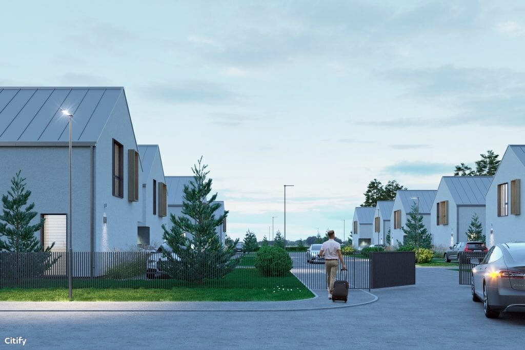 Švedų pievos (Pikutiškių g. 29F, 29G, 29H, 29K, 29J, 29I, 29L, 29M, 29N, 29L, 29R, 29P, 29O) - Private house community - visualization