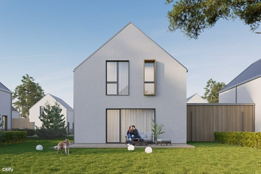 Švedų pievos (Pikutiškių g. 29F, 29G, 29H, 29K, 29J, 29I, 29L, 29M, 29N, 29L, 29R, 29P, 29O) - Private house community - visualization