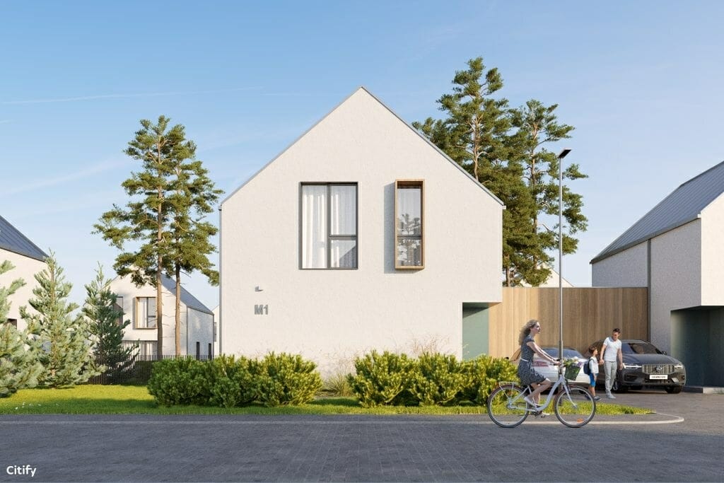 Švedų pievos (Pikutiškių g. 29F, 29G, 29H, 29K, 29J, 29I, 29L, 29M, 29N, 29L, 29R, 29P, 29O) - Private house community - visualization