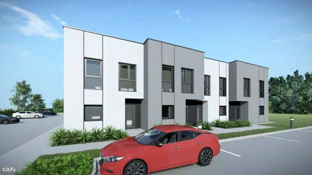 Varnės namai 3 etapas (Varnės g. 9) - Row housing - visualization