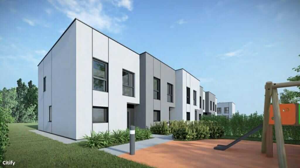 Varnės namai 3 etapas (Varnės g. 9) - Row housing - visualization