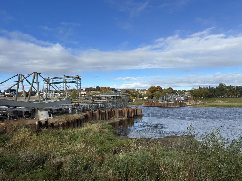 Nemuno salos tiltas (2) (Nemuno salos parkas) - Bridge - construction photos