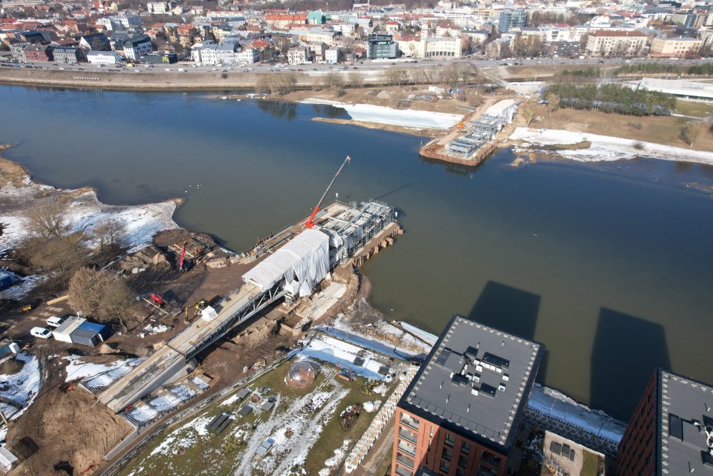 Nemuno salos tiltas (2) (Nemuno salos parkas) - Bridge - construction photos