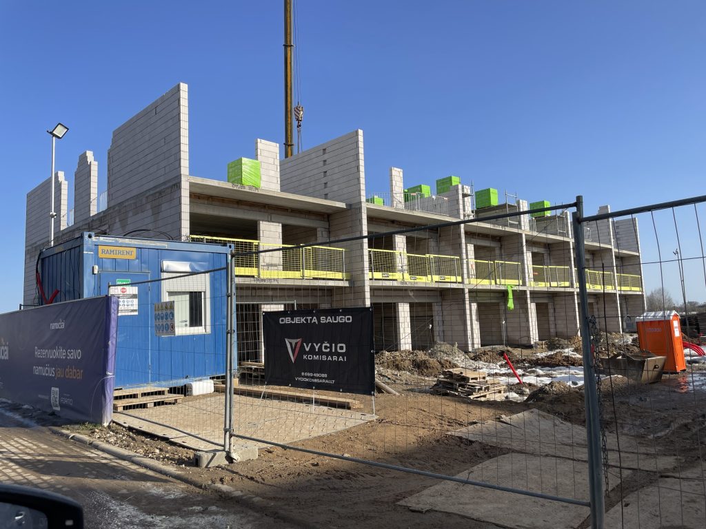 Namučiai 6 etapas (2C ir 2D namai) (Versmės g. 36) - Daugiabutis - statybų nuotraukos