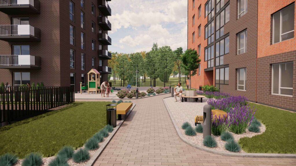 Arkada 3 etapas Grigalaukio g. 15 (Grigalaukio g. 15) - Multi apartment - visualization