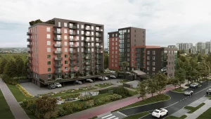 Arkada 3 etapas Grigalaukio g. 15, 15A vizualizacija