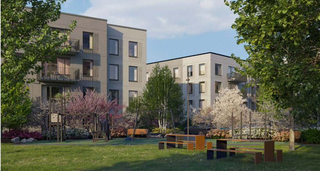 Dreiliņu priedes (Baltinavas iela 17) - Multi apartment - visualization