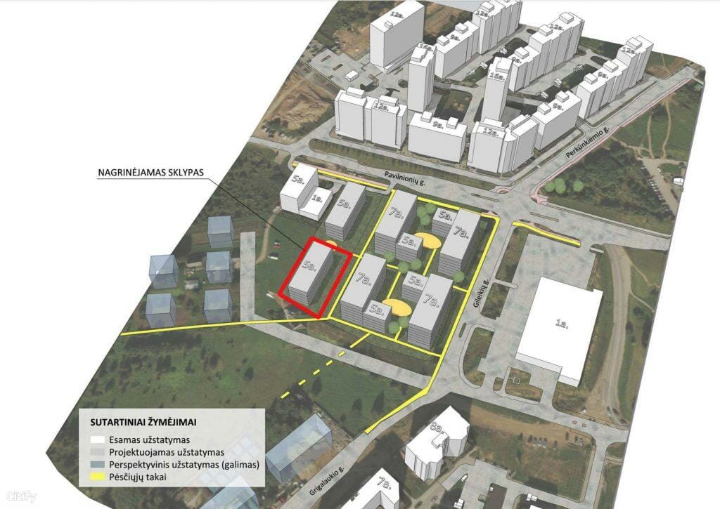City Stories 2 etapas (B namas) (Gileikių g. 15) - Multi apartment - visualization
