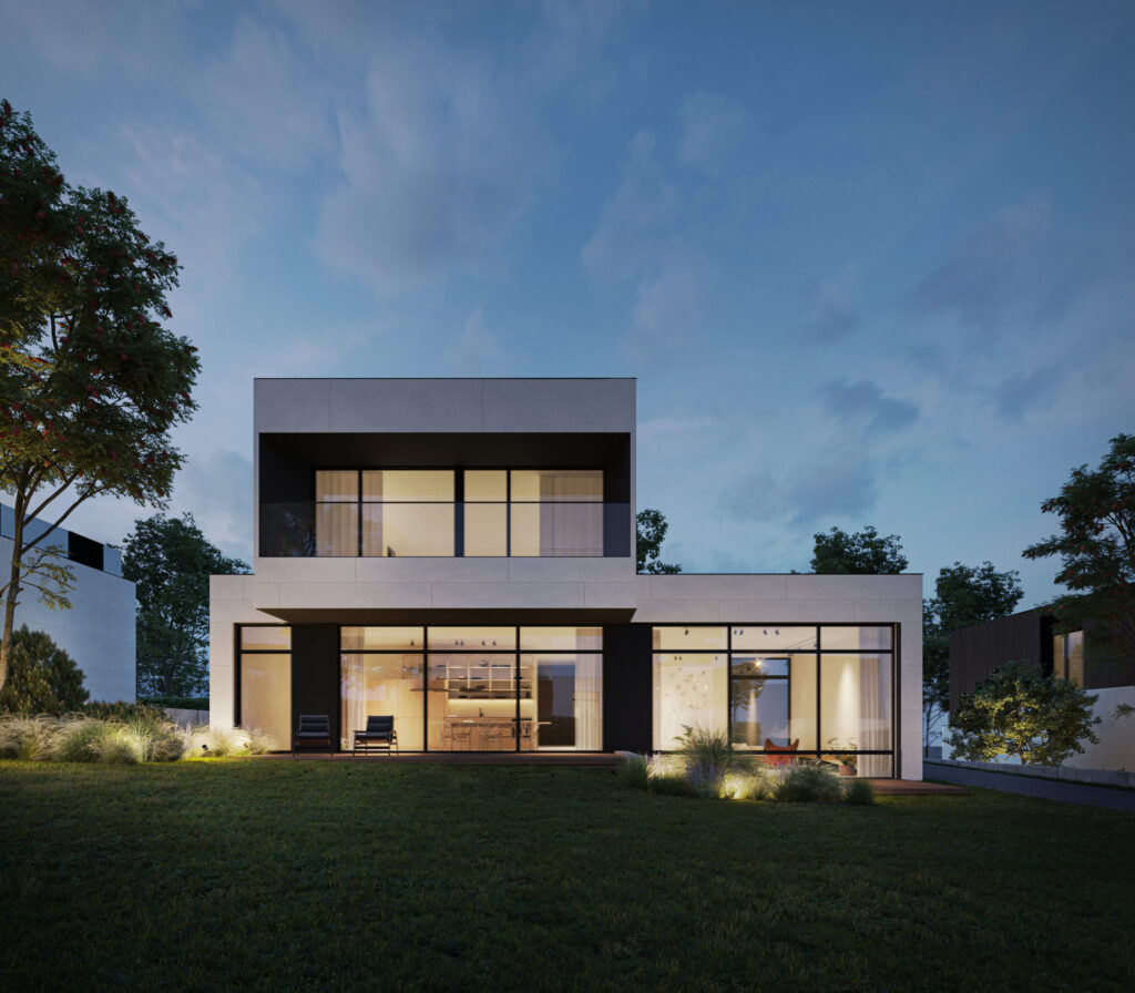 HALSO (Lukšinės g. 26, 28, 32, 34, Ašmenėlės g. 44) - Private house community - visualization