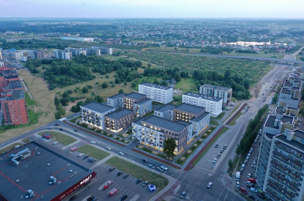 Justiniškių g. 154 1 etapas (Justiniškių g. 154) - Multi apartment - visualization