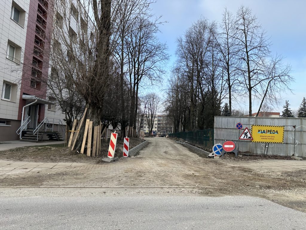 Kauno g. 13, 15, 17, 19, 23, 23A, 25 kiemai (Kauno g. 13, 15, 17, 19, 23, 23A, 25) - Road - construction photos