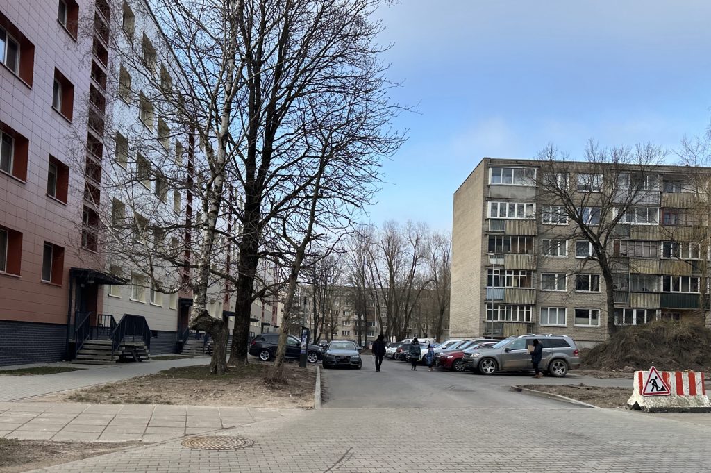 Kauno g. 13, 15, 17, 19, 23, 23A, 25 kiemai (Kauno g. 13, 15, 17, 19, 23, 23A, 25) - Road - construction photos