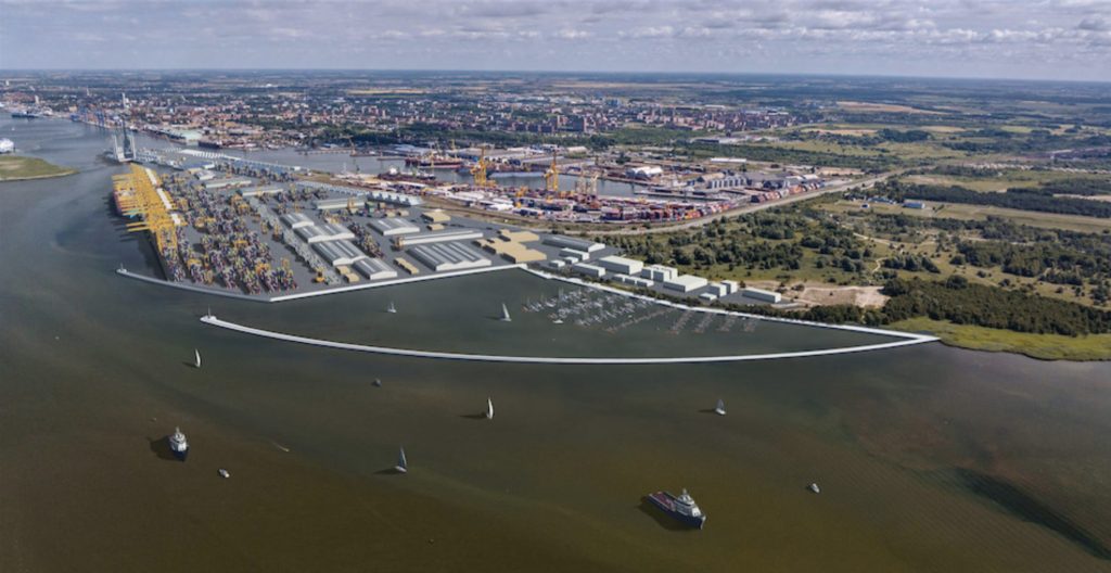 Klaipėdos uosto dalies plėtra (Kairių g. 17) - Port / Harbour - visualization
