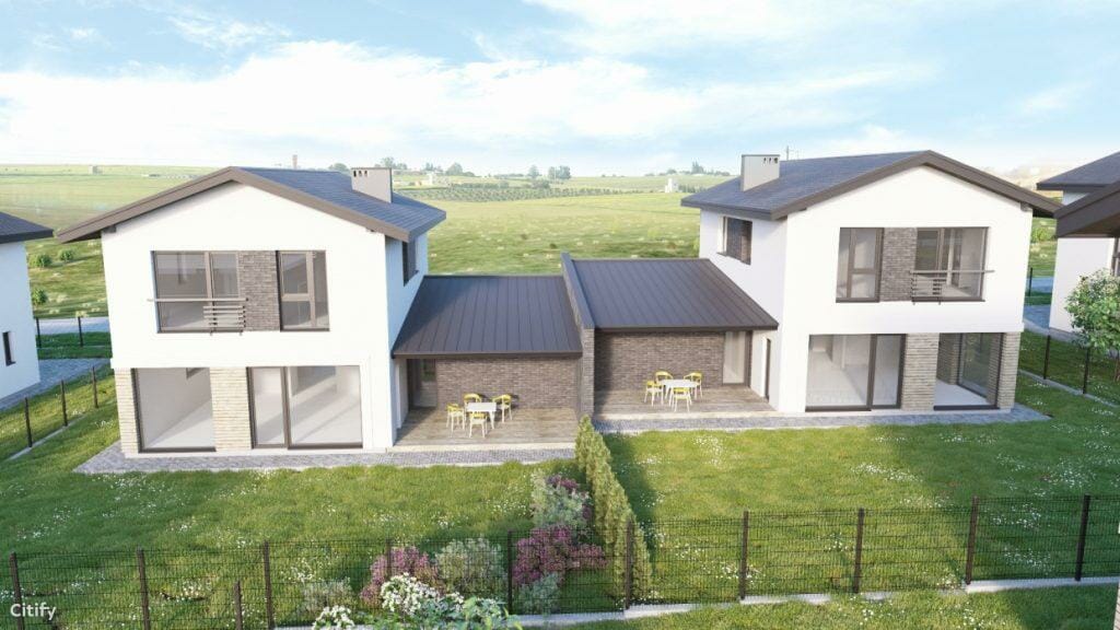 Klevinė (Šaltalankių g. 1, 3, 5, 7, 9, 11, Žvaigždžių g. 1, 2, 3, 4, 5, 6, 7, 8, 9) - Row housing - visualization