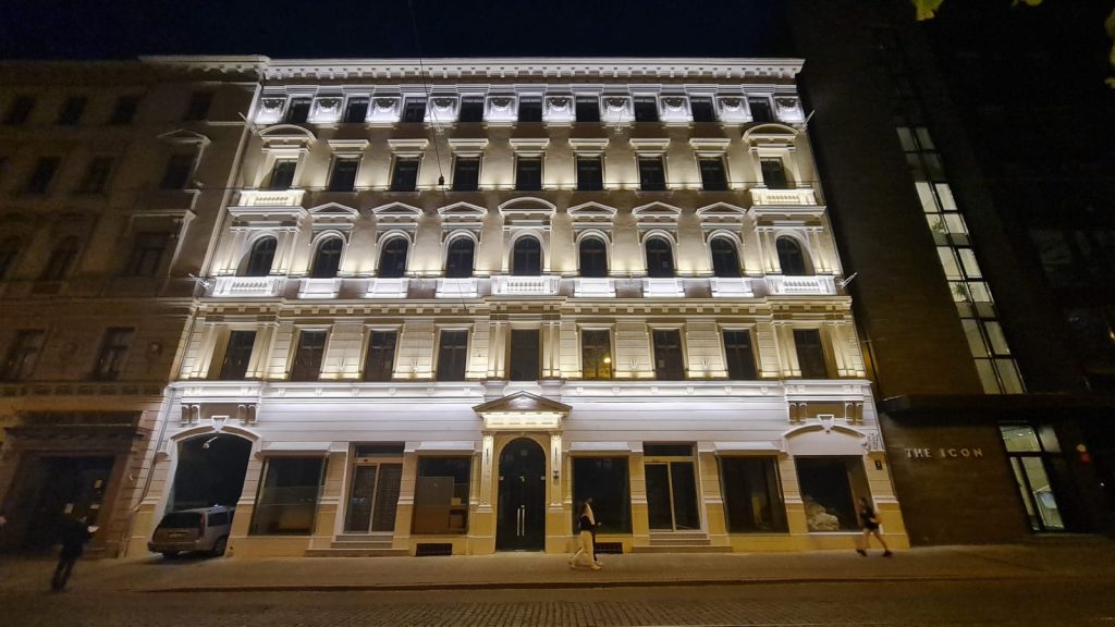 Palazzo Italia (Krišjāņa Barona iela 2) - Büroohoone, Kaubanduskeskus - visuaalne
