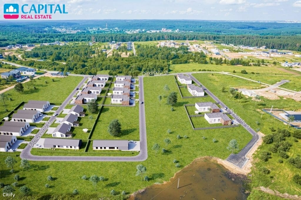 Moluvėnų g. 2, 4, 6, 8, 26, 28, 30, 32, Rykantų g. 7, 9 (Moluvėnų g. 2, 4, 6, 8, 26, 28, 30, 32, Rykantų g. 1, 3, 7, 9) - Private house community - visualization