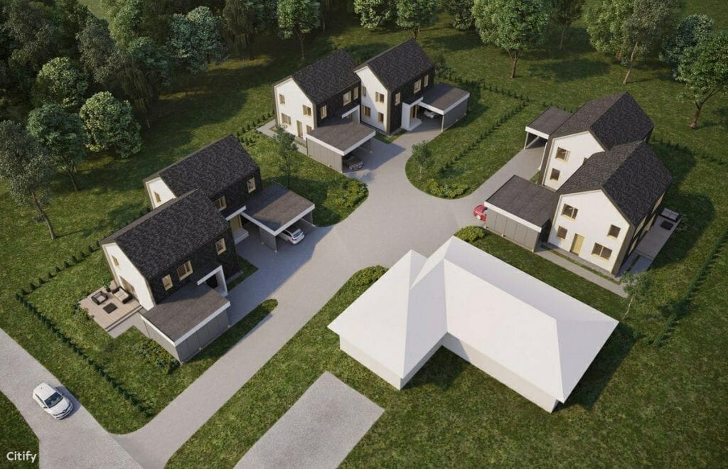 Nakvišų g. 25, 27, 29 (Nakvišų g. 25, 27, 29) - Row housing - visualization