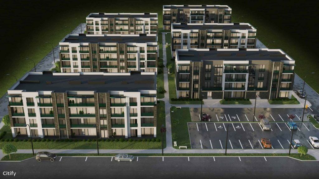 Namučiai 2 etapas (C namas) (Versmės g. 24) - Multi apartment - visualization